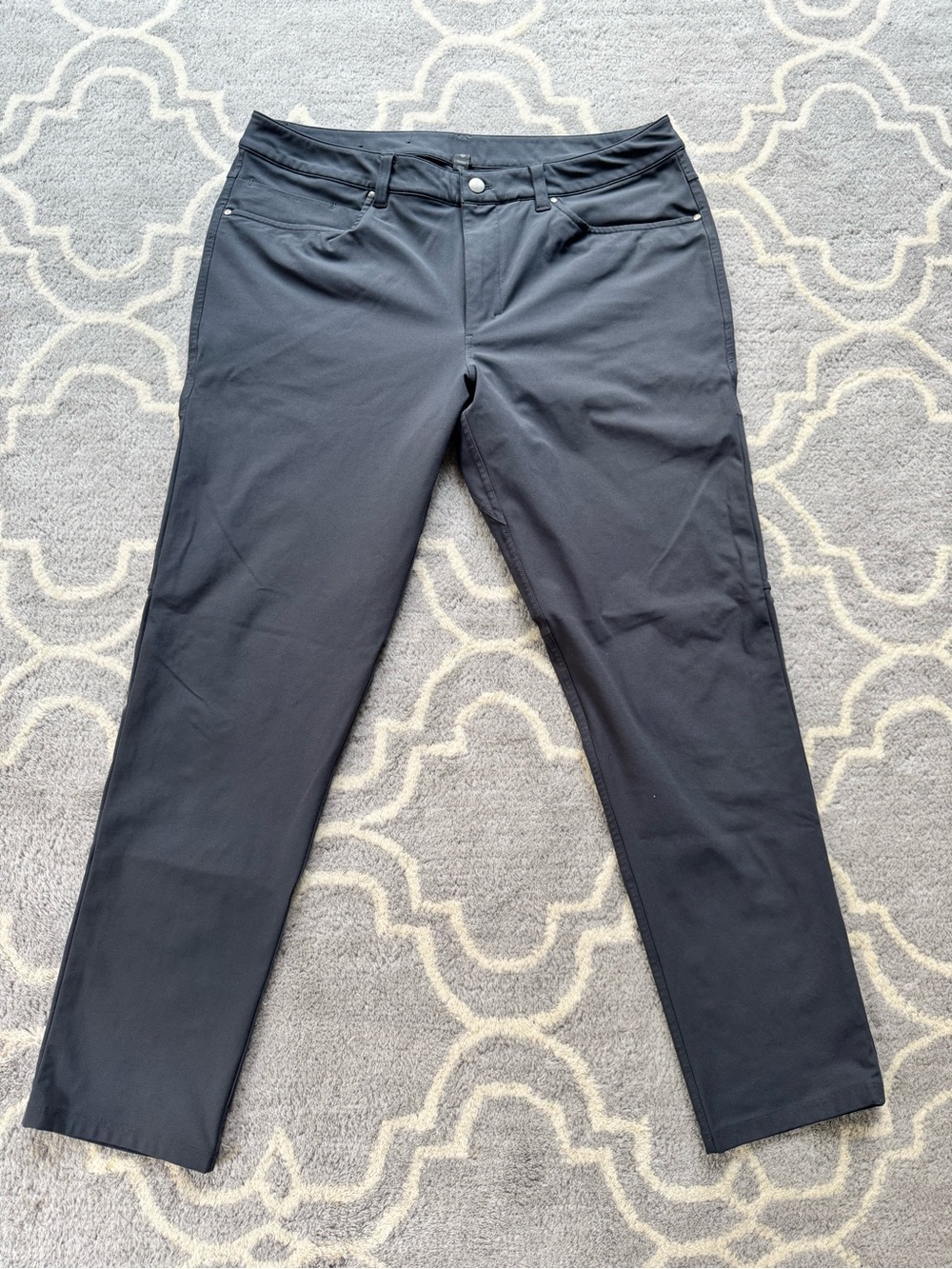 Lululemon ABC Pant Slim Warpstreme Dark Grey Size 36 X 30